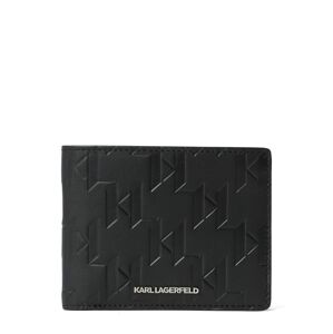 Karl Lagerfeld Peňaženka 'Loom'  čierna / biela