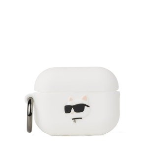 Karl Lagerfeld Puzdro na mobil 'Silicone Choupette AirPods 3'  čierna / biela