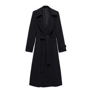 MANGO Prechodný kabát 'Geisha'  čierna