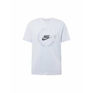 Nike Sportswear Tričko  pastelovo modrá / svetlomodrá / čierna