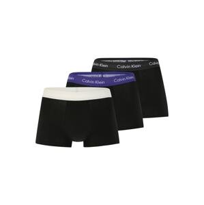 Calvin Klein Underwear Boxerky  nebielená / tmavofialová / čierna / biela