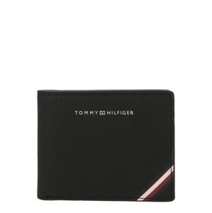 TOMMY HILFIGER Peňaženka 'Central Mini'  karmínovo červená / čierna / biela