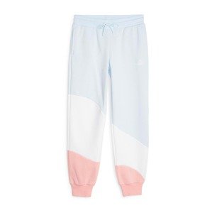 PUMA Športové nohavice  svetlomodrá / ružová / biela