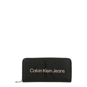 Calvin Klein Jeans Peňaženka  krémová / čierna