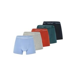 Calvin Klein Underwear Boxerky  svetlomodrá / sivá melírovaná / smaragdová / červená