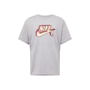 Nike Sportswear Tričko 'Futura'  béžová / hnedá / sivá melírovaná / melónová