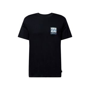 BILLABONG Tričko 'STAMP'  pastelovo modrá / svetlomodrá / čierna