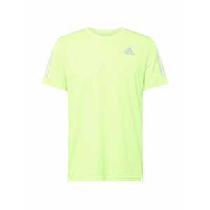 ADIDAS SPORTSWEAR Funkčné tričko 'Own The Run'  svetlosivá / pastelovo zelená