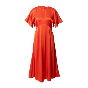 MICHAEL Michael Kors Kokteilové šaty 'FLUTTER'  oranžovo červená