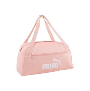 PUMA Športová taška 'Phase'  pastelovo ružová / biela
