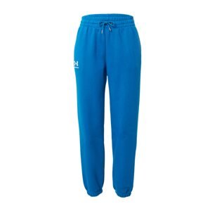 UNDER ARMOUR Športové nohavice 'Essential'  modrá / biela