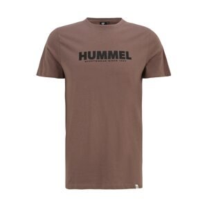 Hummel Funkčné tričko 'Legacy'  farby bahna / čierna