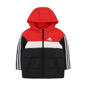 ADIDAS SPORTSWEAR Športová bunda 'Padded'  červená / čierna / biela