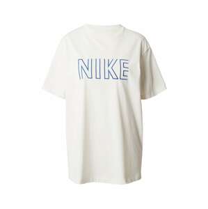 Nike Sportswear Tričko  kráľovská modrá / prírodná biela