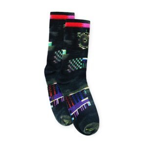 Desigual Ponožky  svetlofialová / červená / čierna / biela