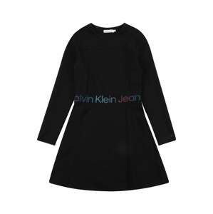 Calvin Klein Jeans Šaty  svetlomodrá / farba lesného ovocia / čierna