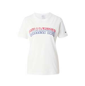 Champion Authentic Athletic Apparel Tričko  modrá / neónovo červená / biela