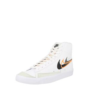 Nike Sportswear Členkové tenisky 'BLAZER MID 77'  kamenná / oranžová / čierna / biela