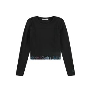 Calvin Klein Jeans Tričko 'Milano'  modrá / fialová / ružová / čierna