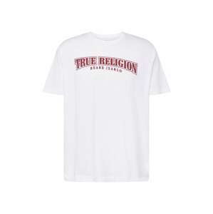 True Religion Tričko  krvavo červená / biela
