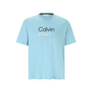 Calvin Klein Big & Tall Tričko  svetlomodrá / čierna / šedobiela