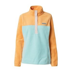 COLUMBIA Športový sveter 'Benton Springs'  vodová / oranžová