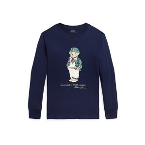 Polo Ralph Lauren Tričko  námornícka modrá / svetlohnedá / zelená / biela
