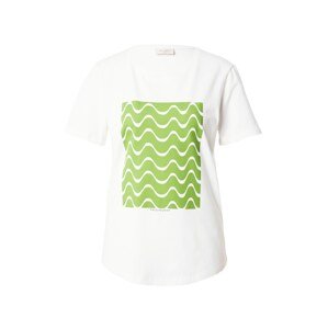 Freequent T-Shirt  jablková / biela