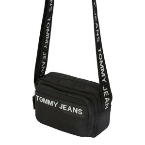 Tommy Jeans Taška cez rameno 'Essentials'  čierna / biela