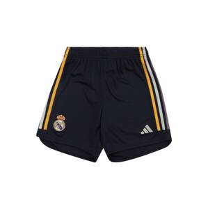 ADIDAS PERFORMANCE Športové nohavice 'Real Madrid 23/24'  zlatá žltá / svetlosivá / čierna / biela