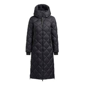 khujo Zimný kabát 'Helvi2'  čierna / biela
