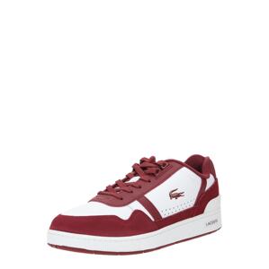 LACOSTE Sneaker  karmínovo červená / biela