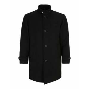 Jack & Jones Plus Prechodný kabát 'MELTON'  čierna