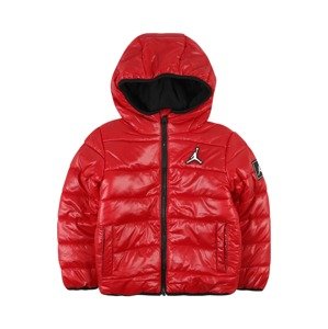 Jordan Prechodná bunda  ohnivo červená / čierna / biela