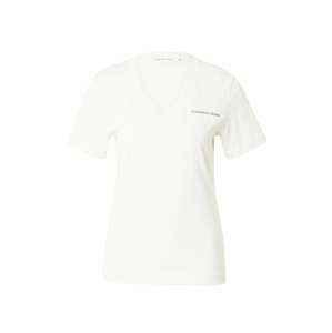 Calvin Klein Jeans T-Shirt  tmavosivá / biela