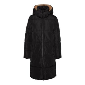 VERO MODA Zimný kabát 'DIANE'  svetlohnedá / čierna