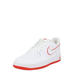 Nike Sportswear Tenisky 'FORCE 1'  červená / biela