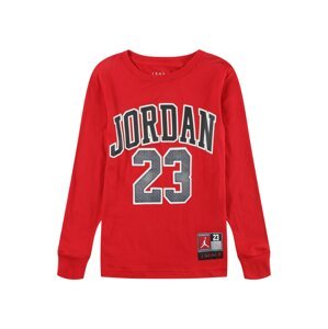 Jordan Tričko 'PRACTICE FLIGHT'  tmavosivá / červená / čierna / biela