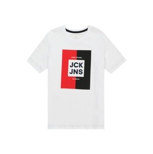 Jack & Jones Junior Tričko 'OSCAR'  červená / čierna / biela