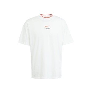 Nike Sportswear T-Shirt  červená / biela