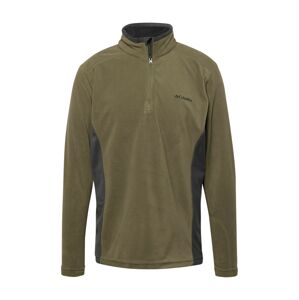 COLUMBIA Športový sveter 'Klamath Range II'  tmavosivá / tmavozelená
