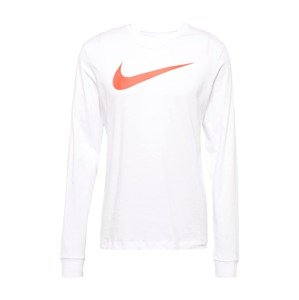 Nike Sportswear Tričko  tmavooranžová / biela