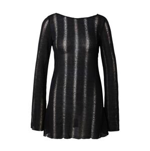 BDG Urban Outfitters Pletené šaty 'ALISHA'  čierna