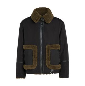Karl Lagerfeld Zimná bunda 'Aviator'  hnedá / čierna