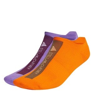 ADIDAS BY STELLA MCCARTNEY Športové ponožky 'Low'  fialová / oranžová / červeno-fialová