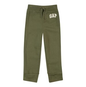 GAP Nohavice  béžová / zelená / biela