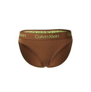 Calvin Klein Underwear Nohavičky  karamelová / svetlozelená