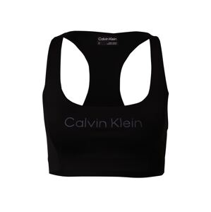Calvin Klein Sport Športová podprsenka  tmavosivá / čierna