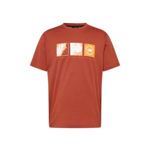 THE NORTH FACE Funkčné tričko  oranžová / červená / biela