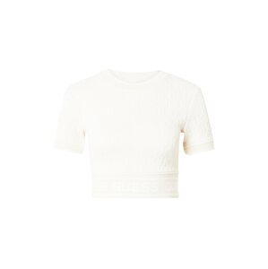 GUESS Funkčné tričko 'Darla'  krémová / farba ťavej srsti